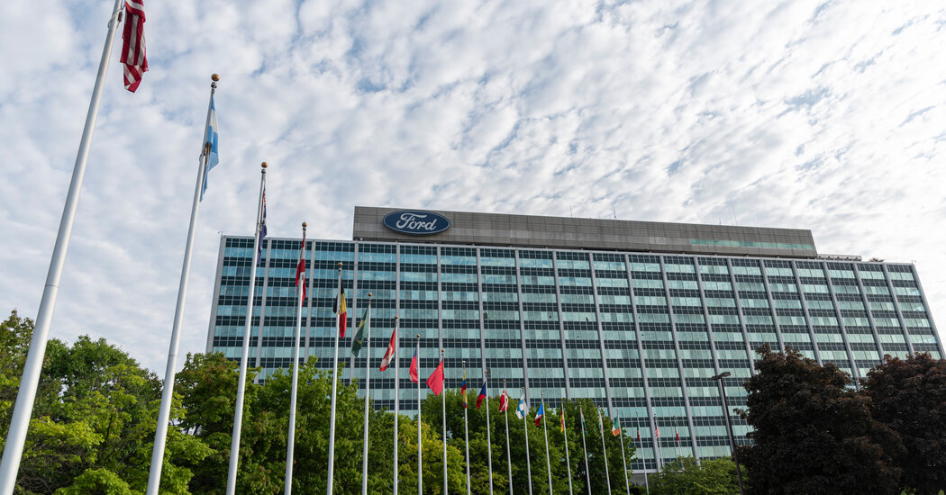 Ford’s Quarterly Profit Is Up Nearly 20% From a Year Earlier