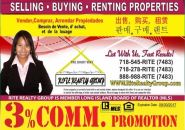 Sell your home at 3% Full Service MLS (ALL BOROUGHS AND L.I.) (All Boroughs and L.I.)