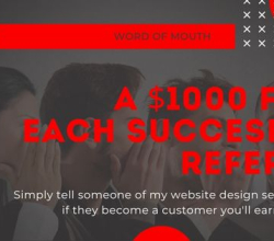 A $1000 For Each Successful Referral