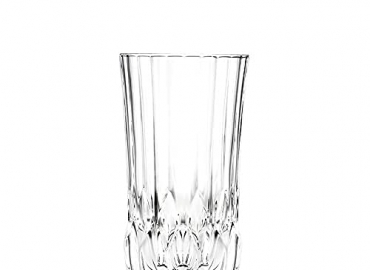 6 Long Drink Aperitif/Cocktail Crystal Glasses – Service Concorde Prestige 40 cl (13,5 fl oz) – Klein House – Company : Artisan du Cristal – Gift Set – Stamp : Klein 54120 Baccarat France