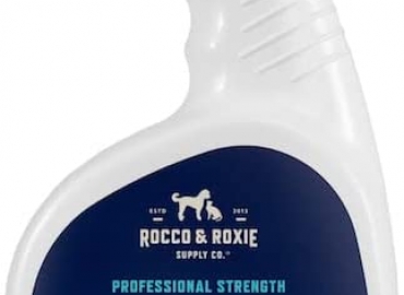 Rocco & Roxie Stain & Odor Eliminator for Strong Odor – Enzyme-Powered Pet Odor Eliminator for Home – Carpet Stain Remover for Cats and Dog Pee – Enzymatic Cat Urine Destroyer – Carpet Cleaner Spray